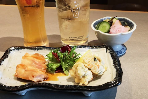 はんなりEL飲みセット～選べるおつまみプレート+60分飲み放題 2,000円でどうどす？～の画像1
