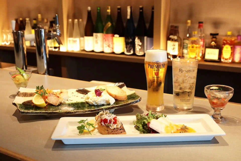 はんなりEL飲みセット～選べるおつまみプレート+60分飲み放題 2,000円でどうどす？～の画像