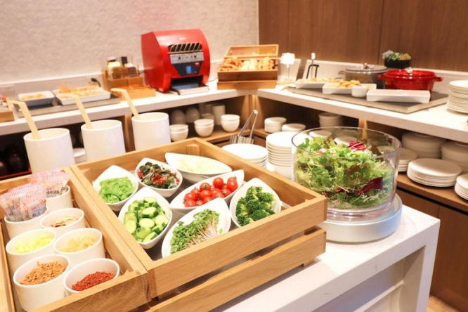 朝食ビュッフェ