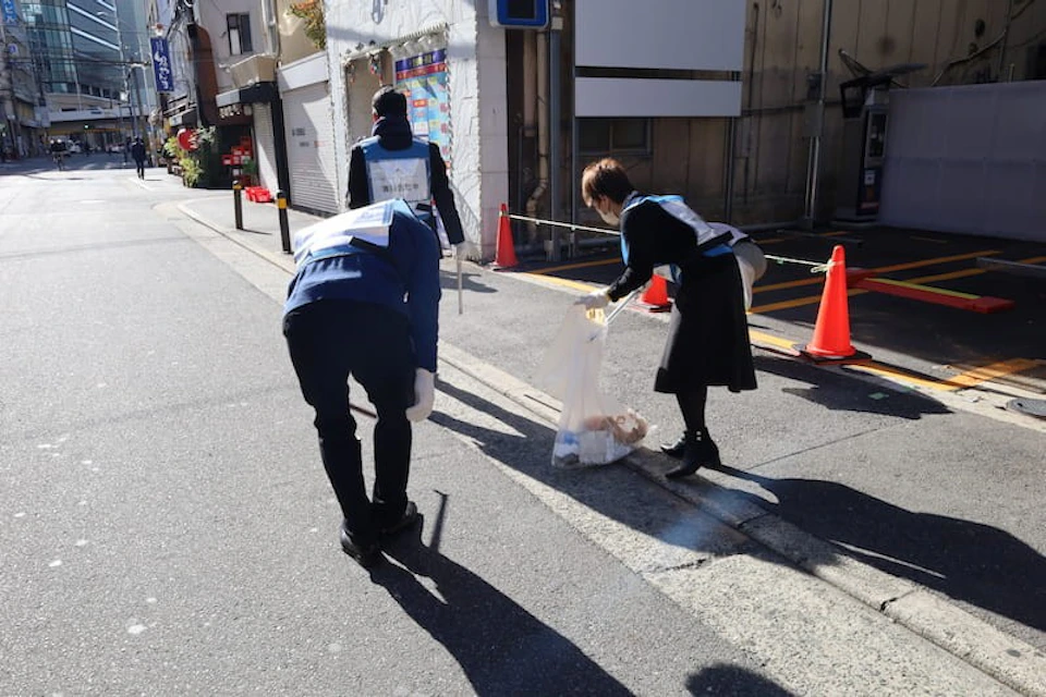 第二回曽根崎1丁目クリーンアップキャンペーンを実施いたしました。の画像